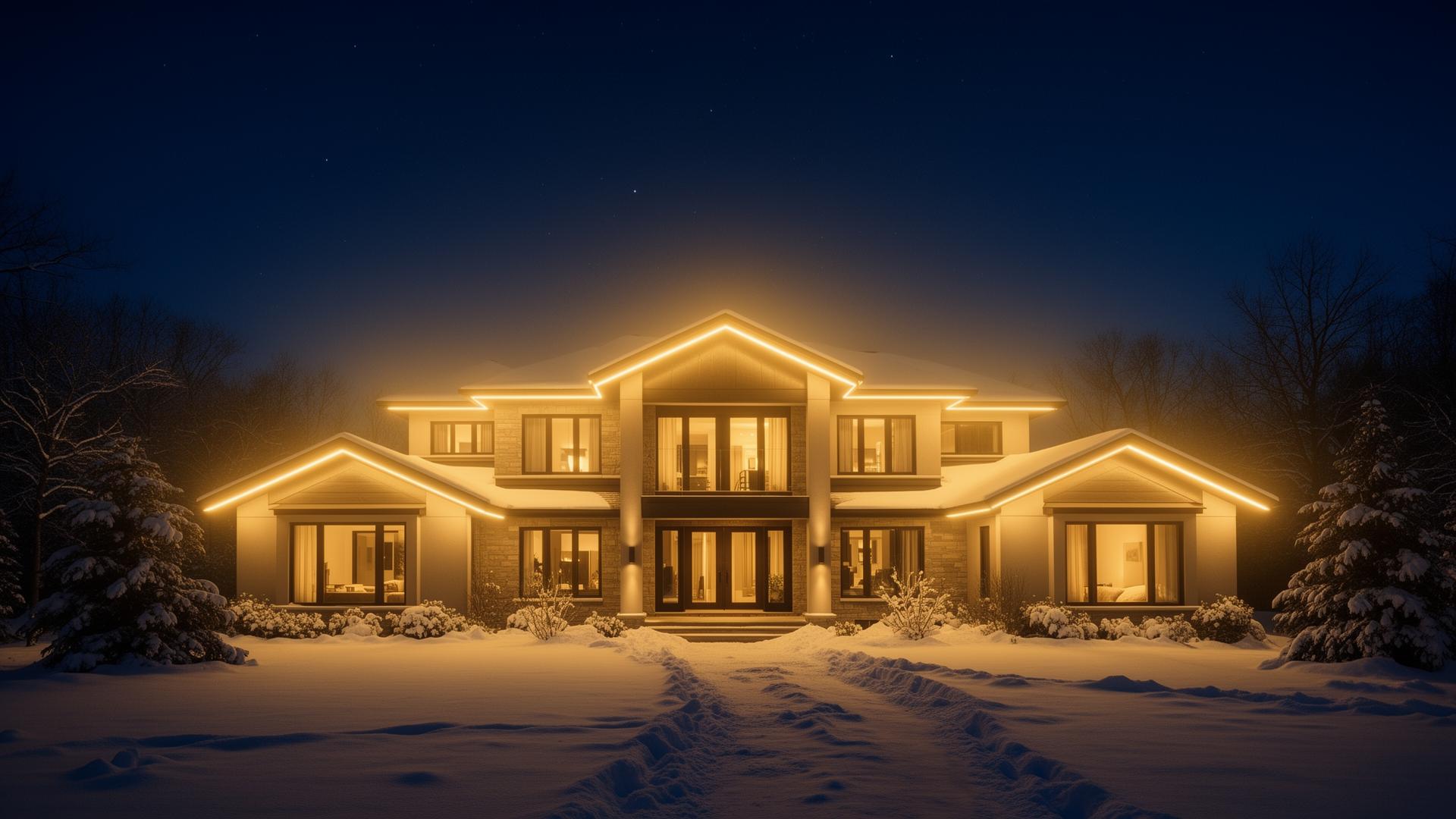 Beautifully lit home protected by StarShield Total Assurance coverage